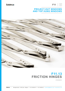 F11.13 Friction hinges