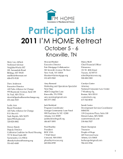 Participant List