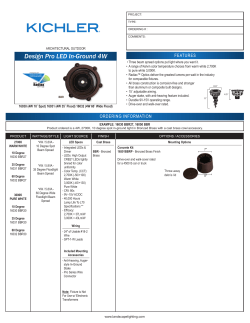 Design Pro LED In-Ground 4W