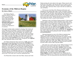 Economy of the Midwest Region