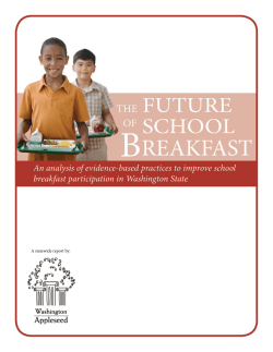 A statewide report by - United Way of King County
