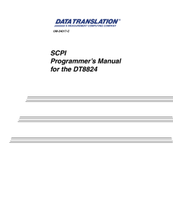 DT8824 SCPI Programming Manual