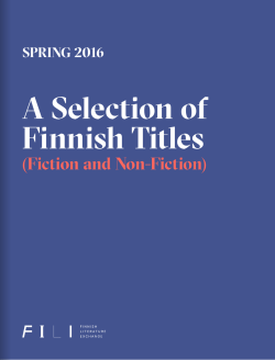 A Selection of Finnish Titles