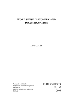 As a PDF file - E-thesis / Helsingin yliopisto
