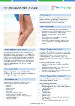 Peripheral Arterial Disease