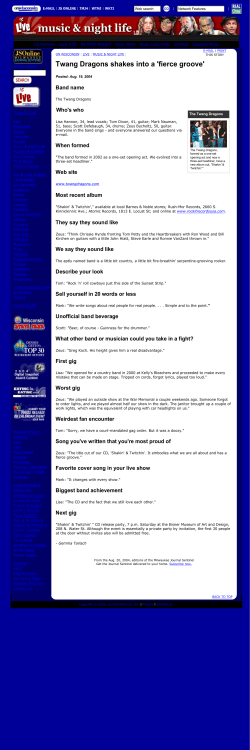 Milwaukee Journal Sentinel article