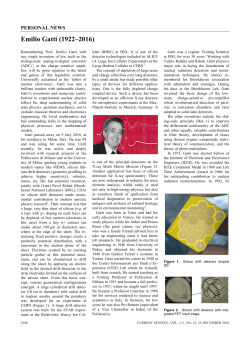 Emilio Gatti (1922&ndash;2016)