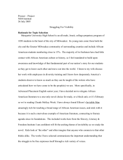 Prosser &ndash; Project