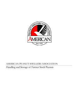 Handling and Storage of Farmer Stock Peanuts