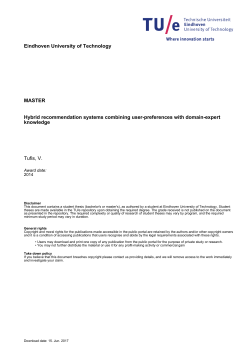 Hybrid recommendation systems combining user