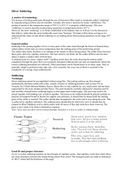 Soldering Silver - Richard Whitehouse