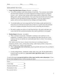 BOOK REPORT DUE DATE_____________________________ 1
