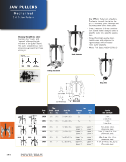 jaw pullers - MRO Supply