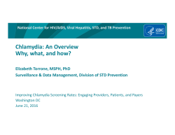 Chlamydia: An Overview Why, what, and how?