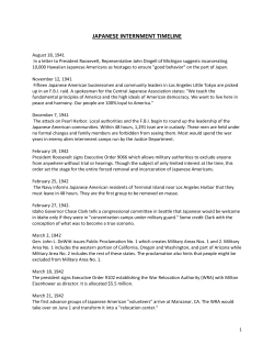 japanese internment timeline - Pearl S. Buck International