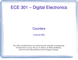Lecture #20 - Counters - the GMU ECE Department