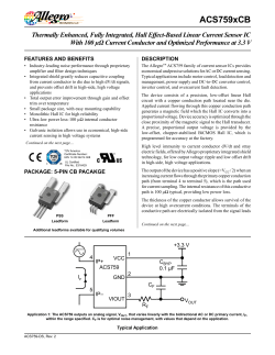 ACS759 Datasheet - Allegro Microsystems