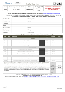 Order directly with GES ONLINE at: www