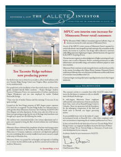 Ten Taconite Ridge turbines now producing power