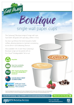 single wall paper cups