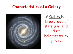 Characteristics of a Galaxy