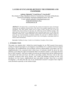 layers of enclosure-between the epidermis and exosphere