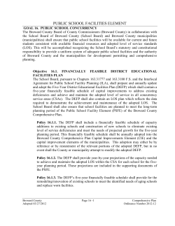 public school facilities element