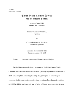 United States v. Johnson, No. 15