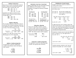 Grade 5 strategies brochure - Charles County Public Schools