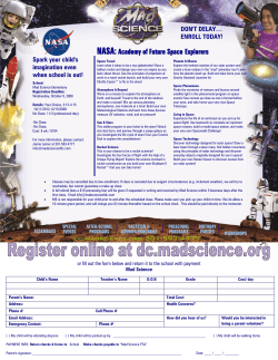 NASA:Academy of Future Space Explorers