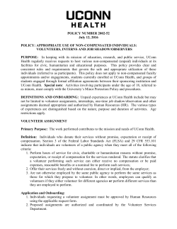 2002-52: Appropriate Use of Non-Compensated