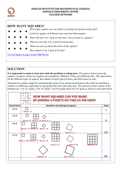 the Notes for Teachers - Aiming High Teacher Network