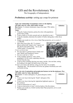 Revolutionary War - Lewiston School District