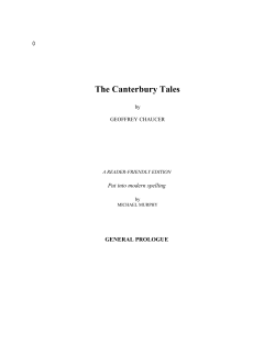 The Canterbury Tales