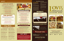 catering - Lovi`s Deli
