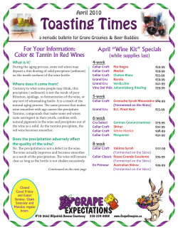 Toasting Times - Grape Expectations