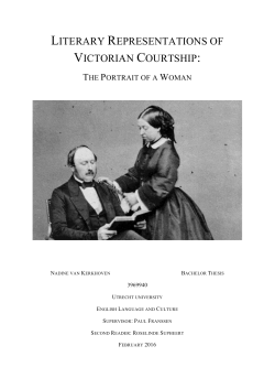LITERARY REPRESENTATIONS OF VICTORIAN COURTSHIP: