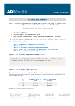 insurance myths