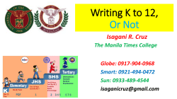 (a) character - K to 12 and more | Education in the Philippines