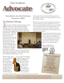 The Zealous Advocate&ndash;Summer 2006