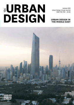 UrbaN DesiGN iN the miDDle east URBAN DESIGN GROUP URBAN