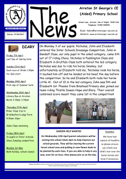 7th April 2017 - Arreton St Georges Primary School