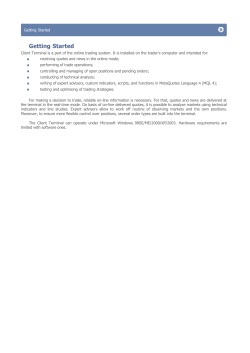 Getting Started Getting Started