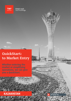 pdf2 MB QuickStart to market entry Kazakhstan