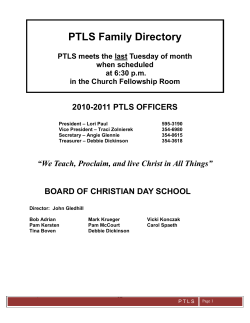 PTLS Family Directory