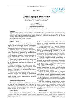 Arterial aging