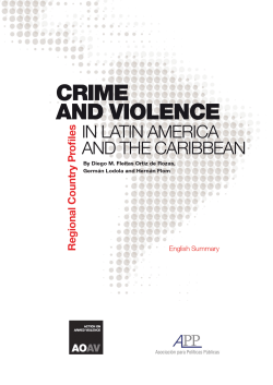 Crime and Violence in Latin America and the Caribbean