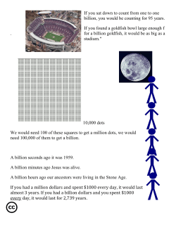 How Much is a Billion