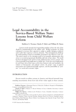 Legal Accountability in the Service