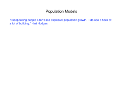 Population Models